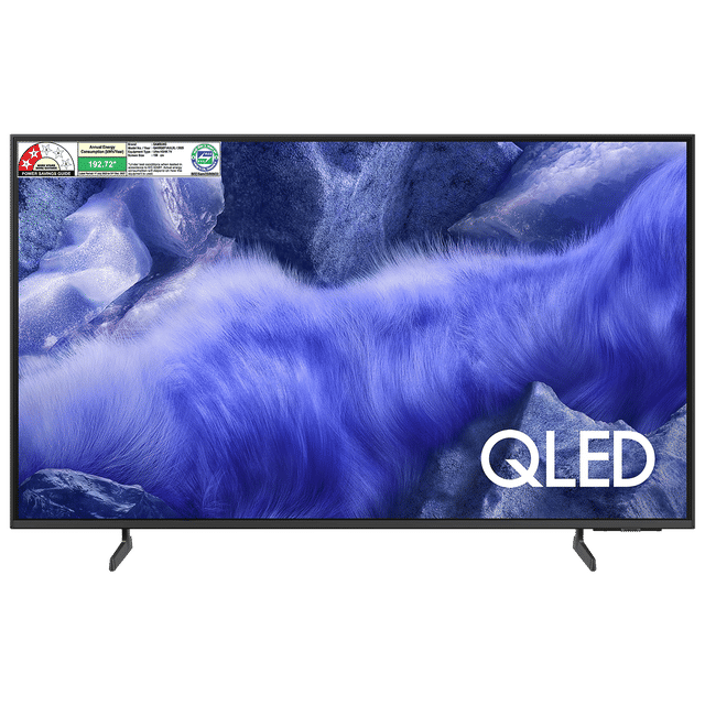 SAMSUNG QEF1 140 cm (55 inch) 4K Ultra HD QLED Smart Tizen TV with Google Assistant (2025 model)